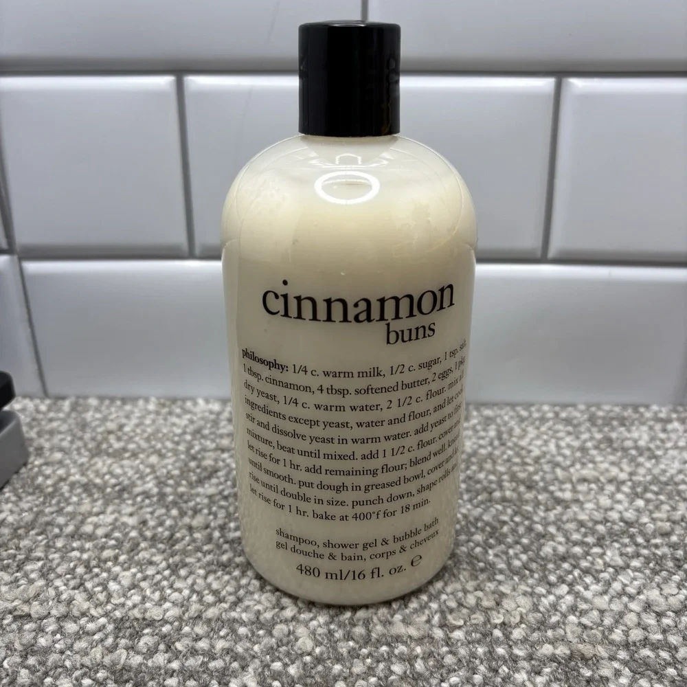 Philosophy Cinnamon Buns Hydrating Shower Gel & Bubble Bath 16oz SEALED!